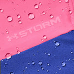 Under Armour Frauensturm mittelschicht Golf 1/2 Zip - Pink Punk/Versa Blue