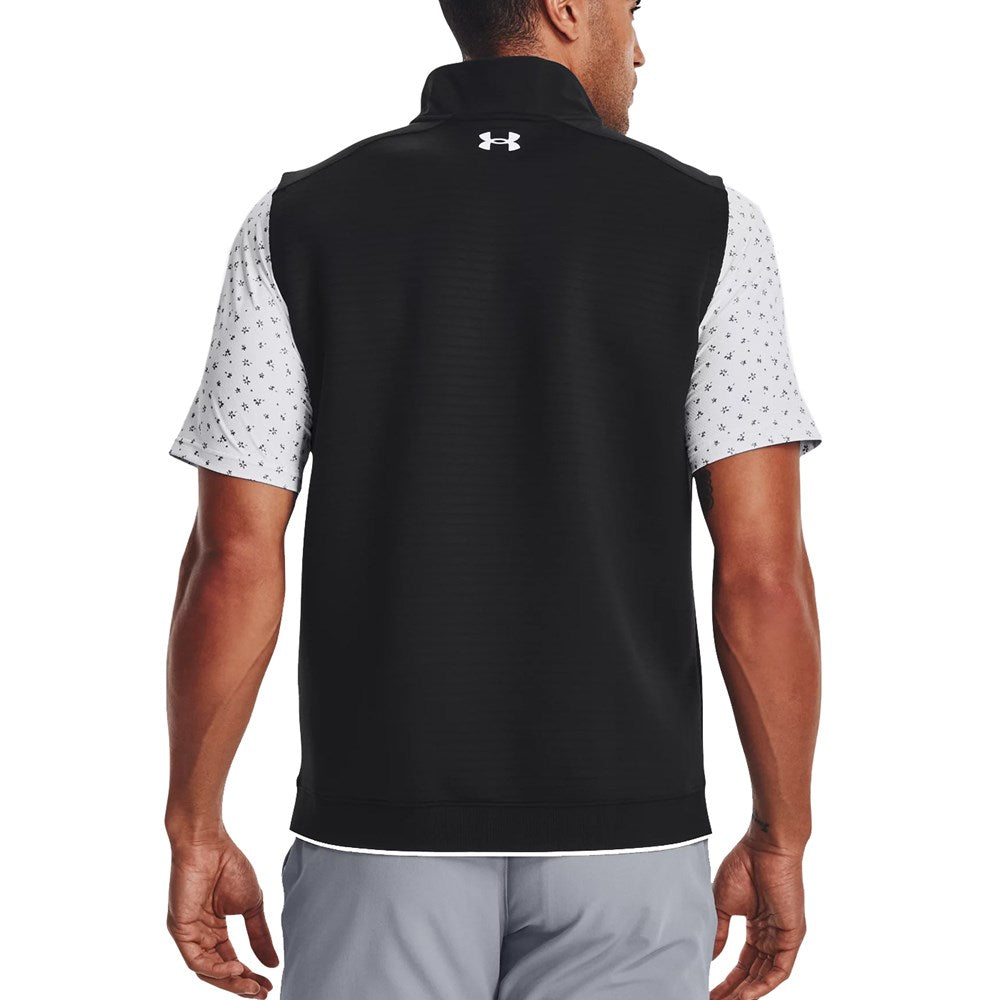 Under Armour Storm Daytona Wasserschutzgolfweste - Schwarz/Reflektierend