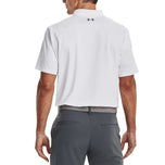 Under Armour Performance 3.0 Golf Polo-Hemd- Weiß/Tonhöhe grau