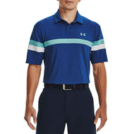 Under Armour T2G Colourblock Golf Polo -Hemd - Blau Mirage Weiß/Gletscherblau