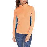 Under Armour Frauensturm mittelschicht Golf 1/2 Zip - Afterglow/Versa Blue