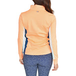 Under Armour Frauensturm mittelschicht Golf 1/2 Zip - Afterglow/Versa Blue