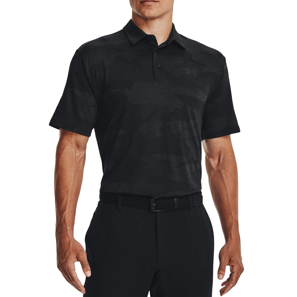 Under Armour Playoff 2.0 Jacquard Golf Polo -Hemd - schwarz