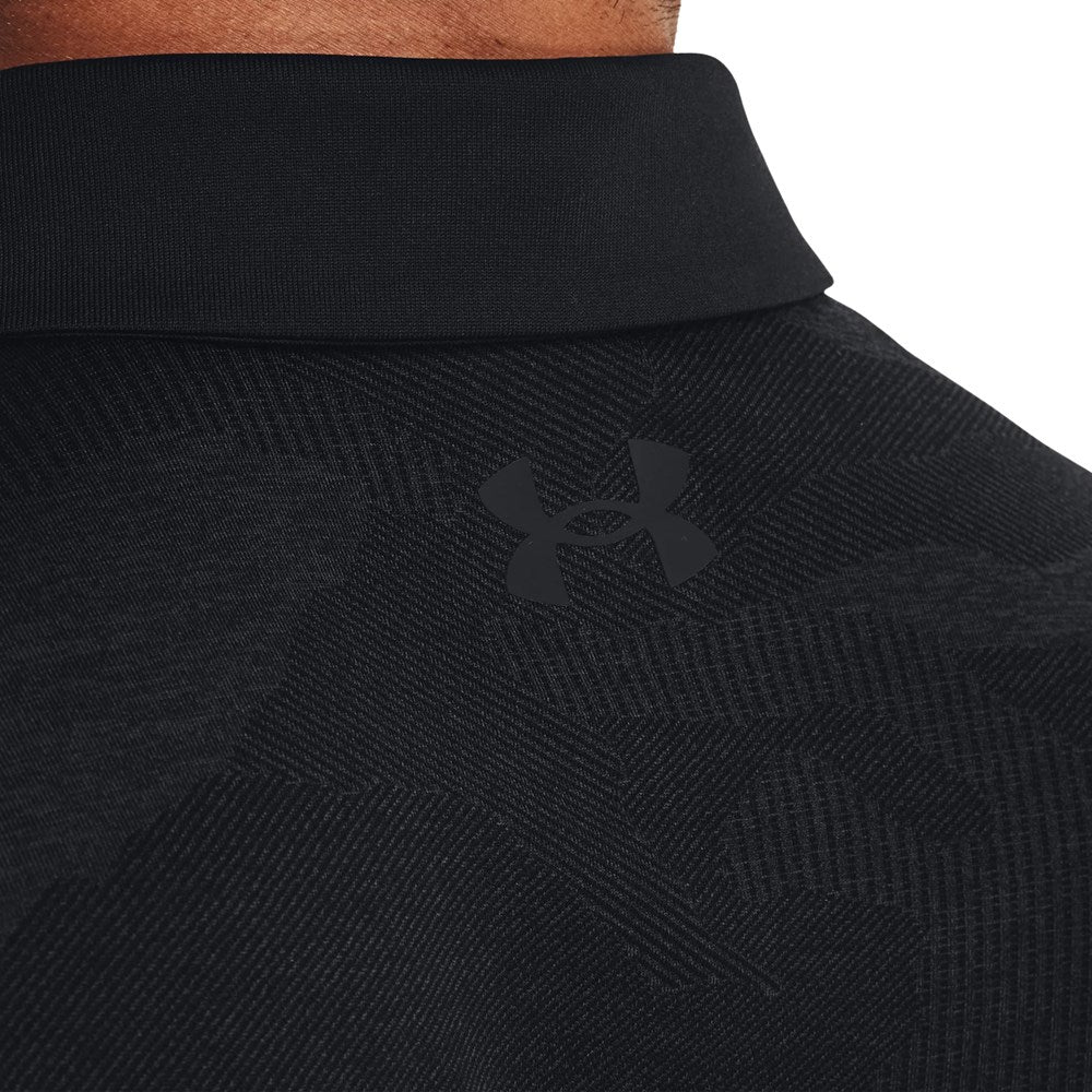 Under Armour Playoff 2.0 Jacquard Golf Polo -Hemd - schwarz