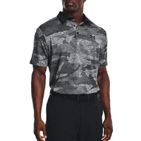 Under Armour Playoff 2.0 Jacquard Golf Polo -Hemd - Schwarz/Weiß