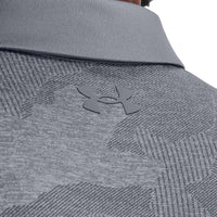 Under Armour Playoff 2.0 Jacquard Golf Polo -Hemd - Stahl/Weiß