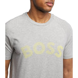 Boss -T -Shirt -Nickerchen - Licht/Pastellgrau