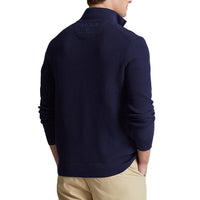 Polo Golf Ralph Lauren Halbzip Baumwolle Coolmax Pullover - Französische Marine