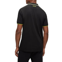 BOSS Paddy Pro Golf Polo Shirt - Black/Green