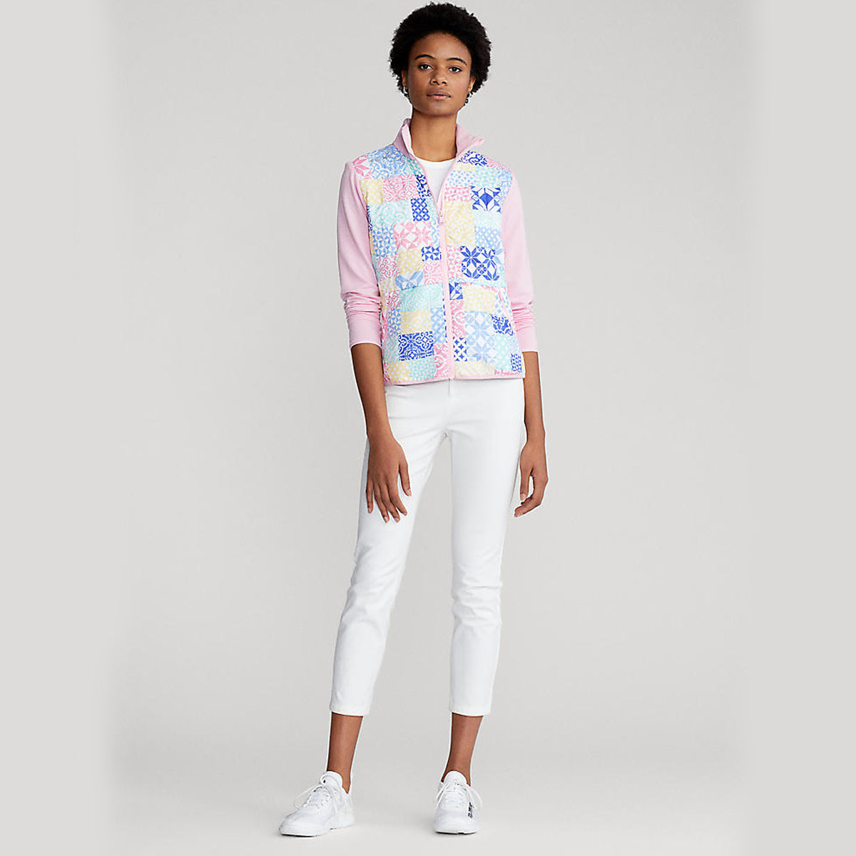RLX Ralph Lauren Frauen coole Wollhybridjacke - Taylor Rose/Patchwork