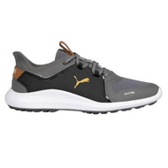 Puma ignite faden8 breite Golfschuhe - ruhiger Schatten/Gold/Schwarz