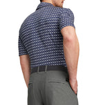 Puma Mattr Flamingo Golf Polo -Hemd - Navy Blazer/hellweiß