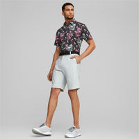 Puma Mattr Tropi -Cool Golf Polo -Hemd - Puma Black/Pink Nebel
