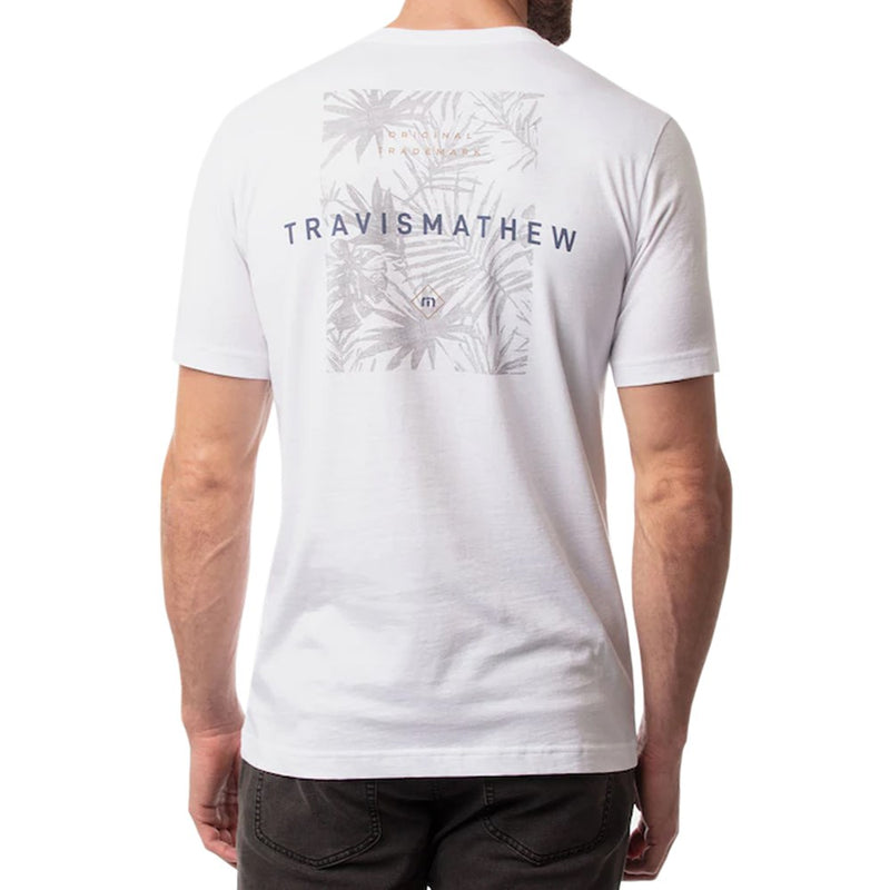 Travis Mathew Road Map Golf Tee - Weiß