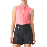 Rohnisch Frauen Rumi ärmellose Golf Polo - Rose