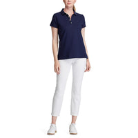 Polo Golf Ralph Lauren Frauen maßgeschneidertes Fit Polo -Shirt - Französische Marine