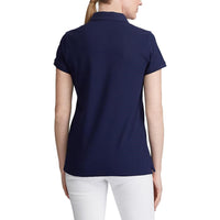 Polo Golf Ralph Lauren Frauen maßgeschneidertes Fit Polo -Shirt - Französische Marine