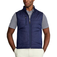 Rlx Ralph Lauren Cool Wool Full Reißverschluss Golfweste - Französische Marine