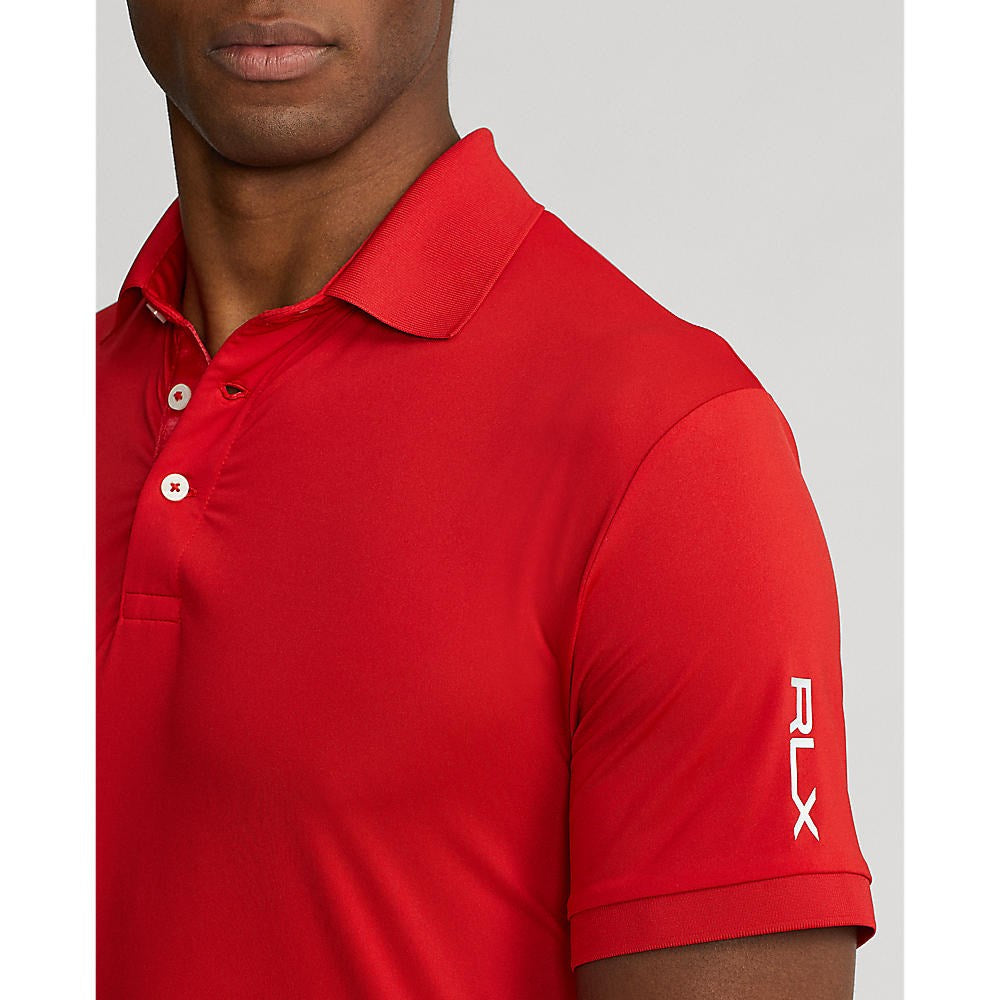 Rlx Ralph Lauren Solid Luftstromleistung Polo - Rl rot