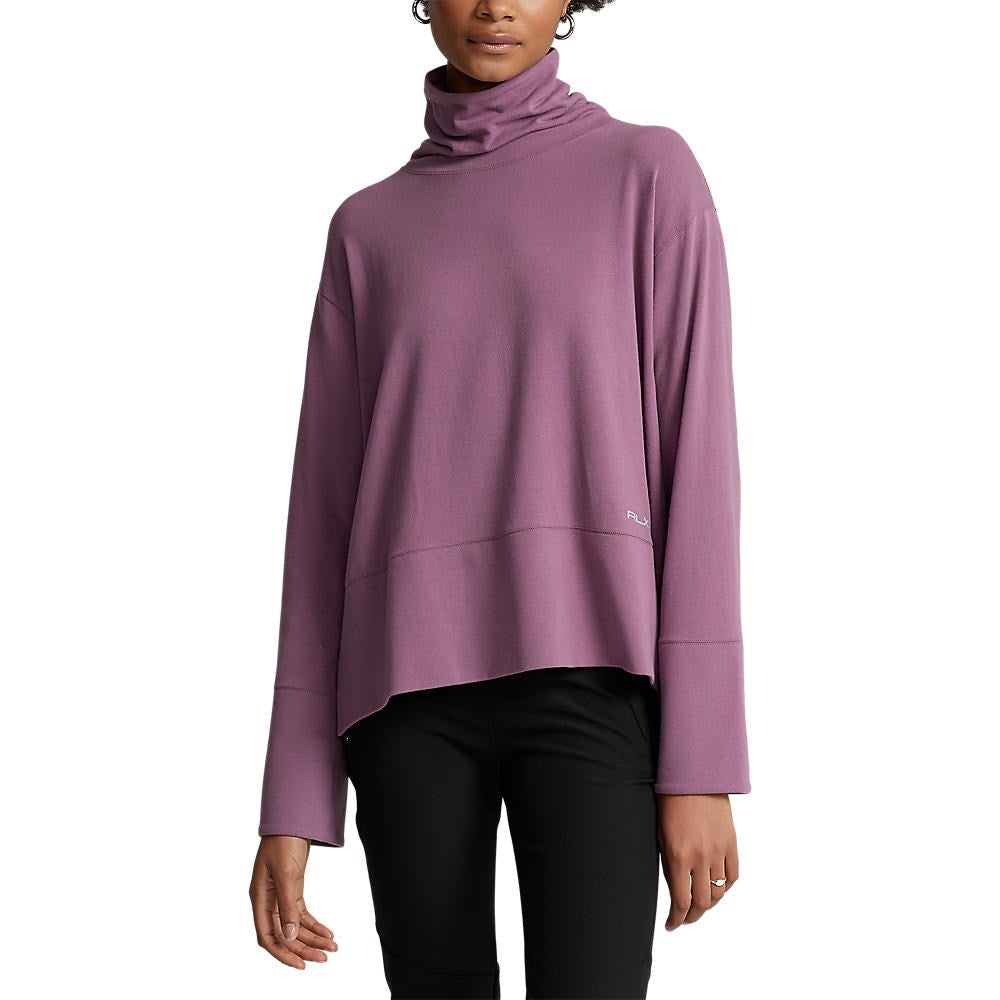 RLX Ralph Lauren Frauen Performance Cotton Blend Rudleneck - Aurora