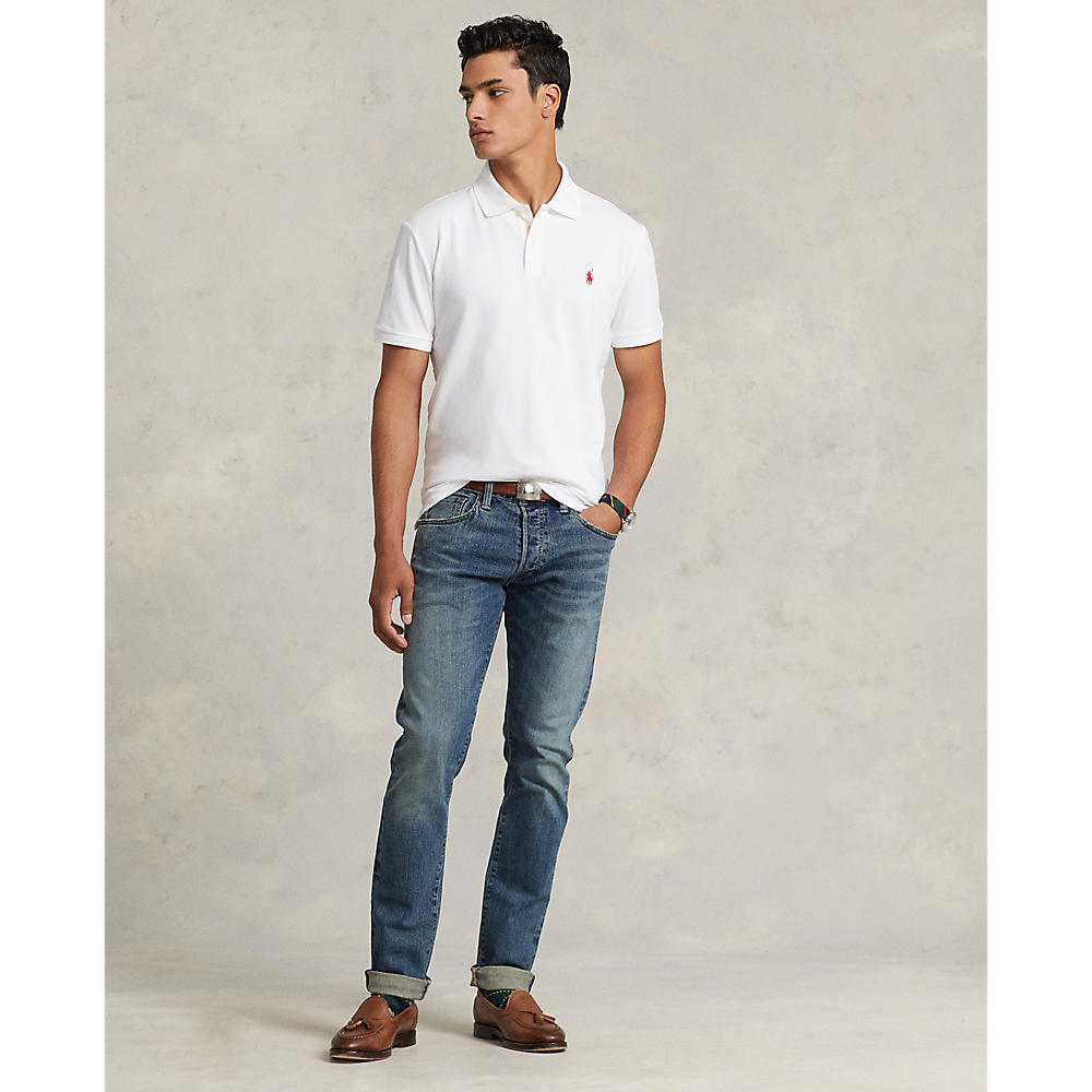 Polo Performance Ralph Lauren Cotton Pique Polo - rein Weiß