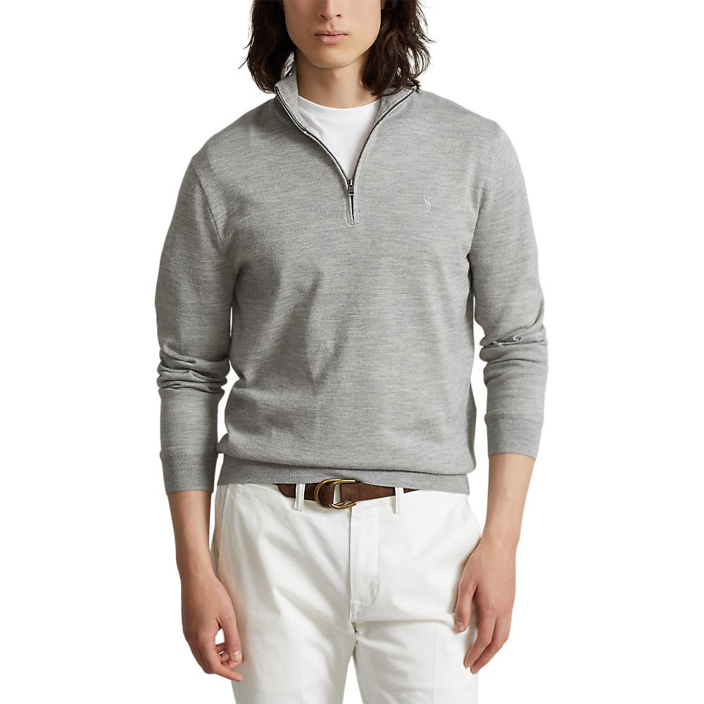Polo -Golf Ralph Lauren Halbzip -Strick - Andover Heather