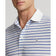 Rlx Ralph Lauren Tour Pique Stripe Polo -Hemd - rein weiße Multiblau
