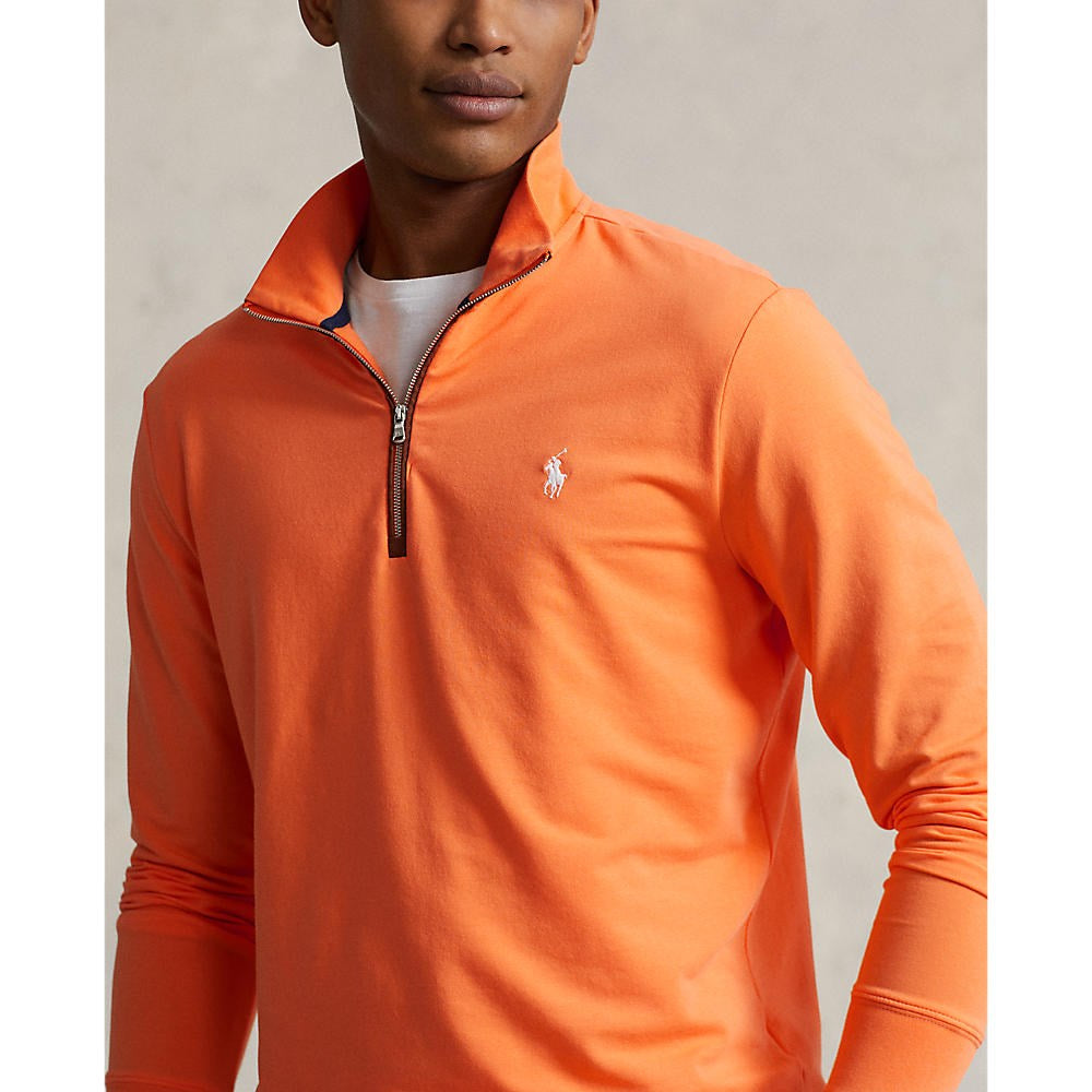 Polo Performance Ralph Lauren Fine Gauge Terry Half Zip - Klassiker Pfirsich